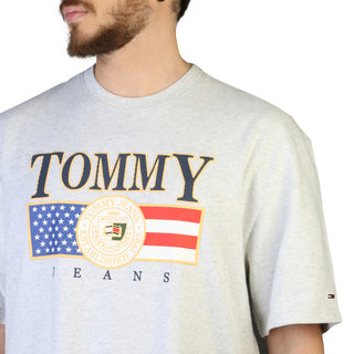 Tommy Hilfiger - Oversized Cotton T-Shirt with Crested Front Logo