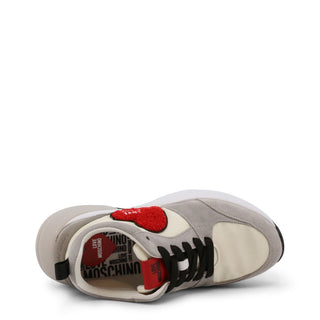 Love Moschino - Chunky Soles Sneakers with Heart Logo Embroidery