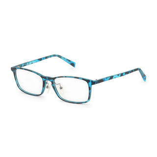 Italia Independent - Blue Camo-Print Rectangular Spectacles